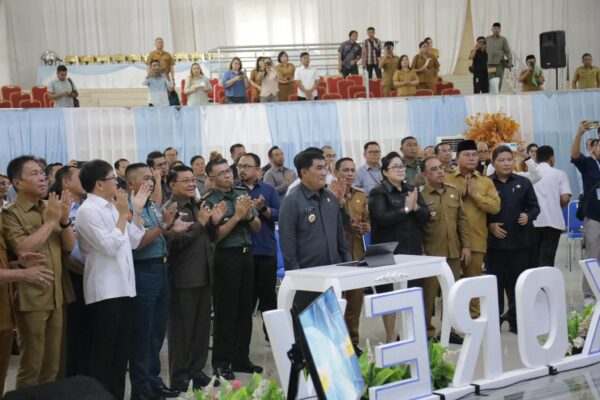 Bupati Yusra Alhabsyi hadiri Rakorev Hasil Pelaksanaan RKPD Tahun 2025