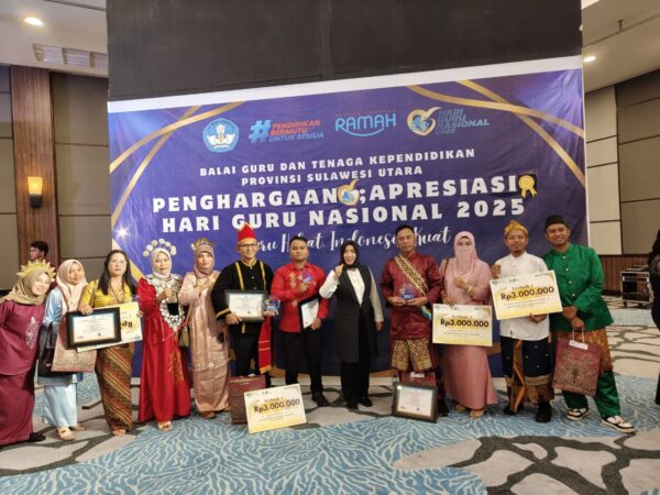 Kembali Harumkan Nama Bolsel, Disdikbud Raih Terbaik 3 Kategori GTK Dedikatif