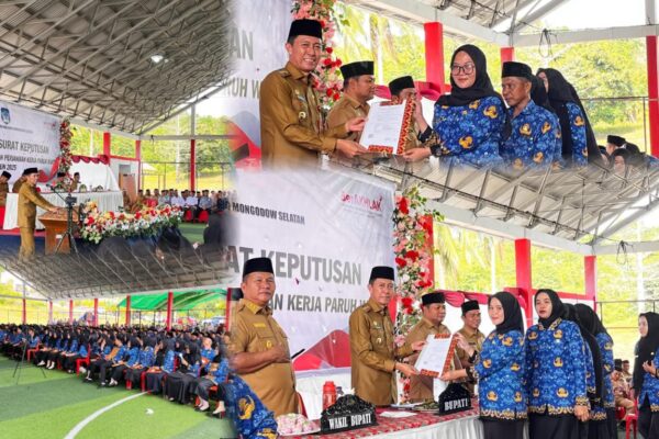 485 SK PPPK Paruh Waktu Resmi di Serahkan Bupati Iskandar Kamaru