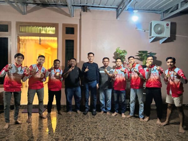 Bupati Iskandar Kamaru Terima Kunjungan Kontingen Sepak Takraw Peraih Medali PORPROV XII Sulut 2025