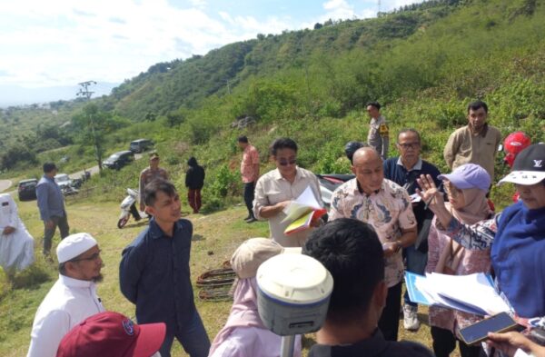 BPN Sigi bersama PTUN Gelar Pemeriksaan Setempat (PS) di Desa Kanuna