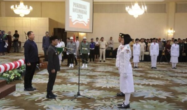 Anggota Paskibraka Kotamobagu Dikukuhkan