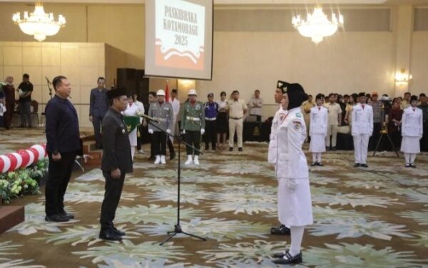 Anggota Paskibraka Kotamobagu Dikukuhkan