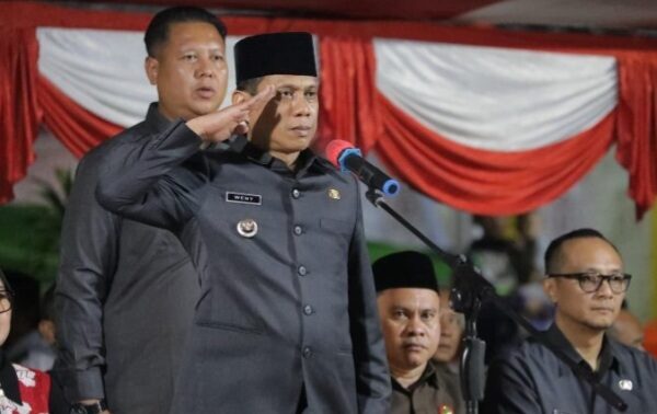Wali Kota Weny Gaib Pimpin Upacara Taptu