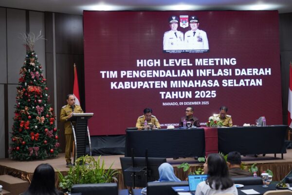 Bupati Yusra Alhabsyi hadiri High Level Meeting Tim Pengendali Inflasi Daerah