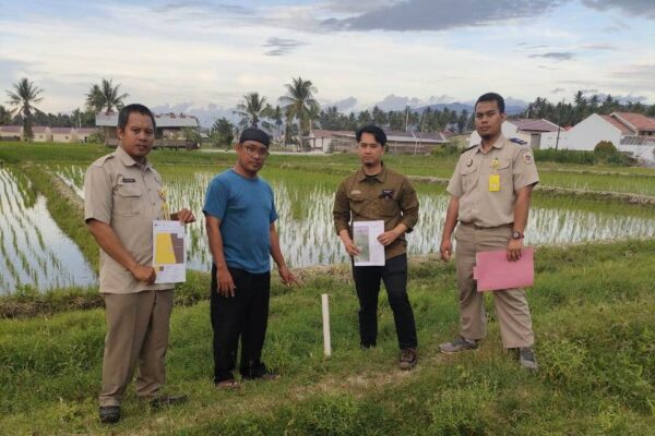 Implementasi Program Menteri ATR, Kantah Sigi Cek Fisik Tanah Wakaf Alkhairaat