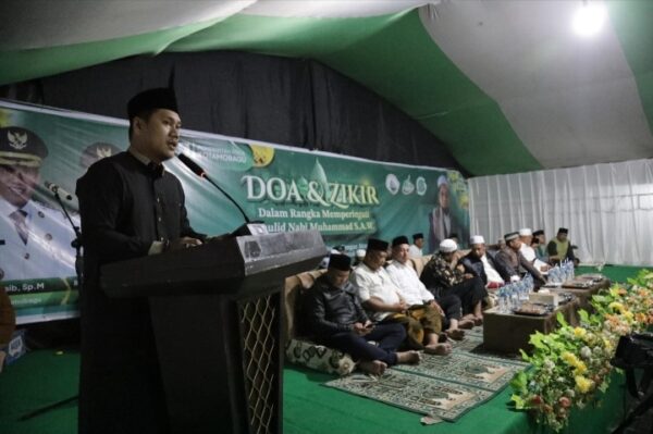 Wakil Walikota Rendy Mangkat hadiri Peringatan Maulid Nabi Muhammad SAW