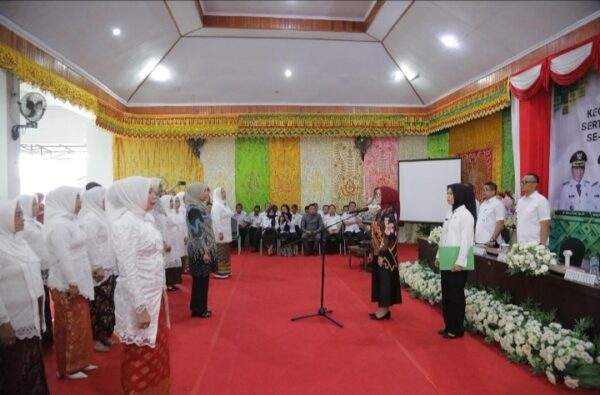 Ny Rindah Mokoginta Kukuhkan Bunda PAUD Kecamatan dan Desa