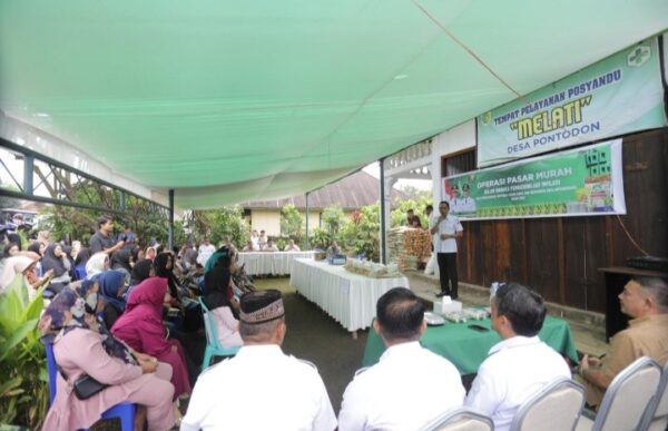 Wali Kota Weny Gaib tinjau Operasi Pasar Murah