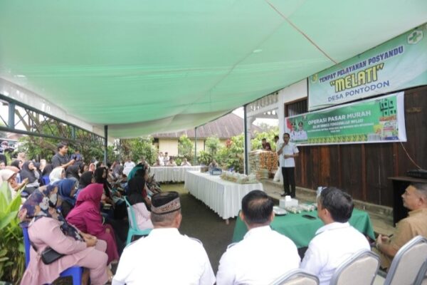 Wali Kota Weny Gaib tinjau Operasi Pasar Murah