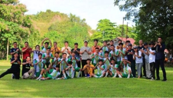 Ketua PSSI Kotamobagu Semangati Langsung Pemain