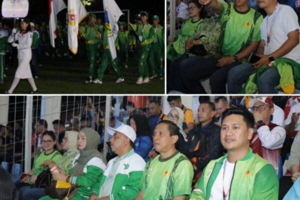 Wali Kota Weny Gaib dan Wakil Rendy Virgiawan Mangkat hadiri Pembukaan Porprov Sulawesi Utara