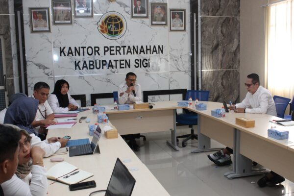 Kantah Sigi Gelar Rapat Fasilitasi Pengadaan dan Pencadangan Tanah