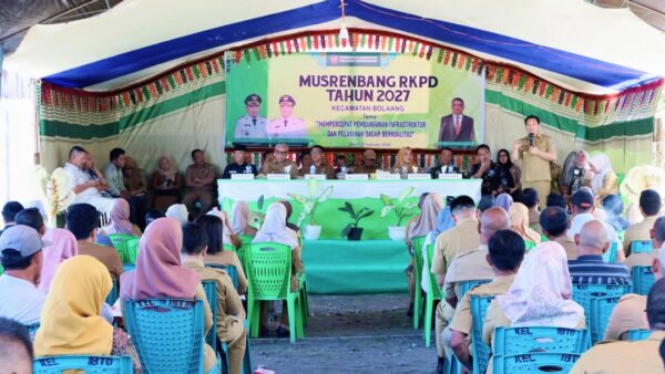 Wakil Bupati Dony Lumenta Buka Musrenbang Kecamatan Bolaang