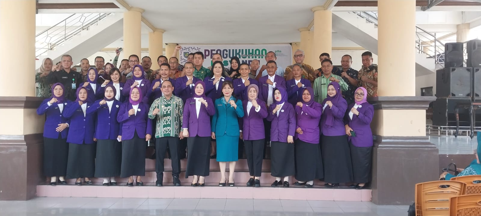 Ny Kalsum Alhabsyi Kukuhkan Ketua Tim Pembina Posyandu 15 Kecamatan se-Kabupaten Bolaang Mongondow Periode 2026–2031