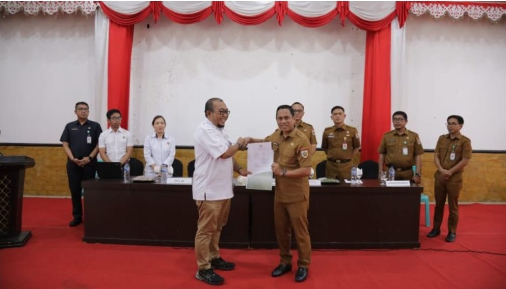 Wali Kota Weny Gaib terima Kunjungan BPK RI