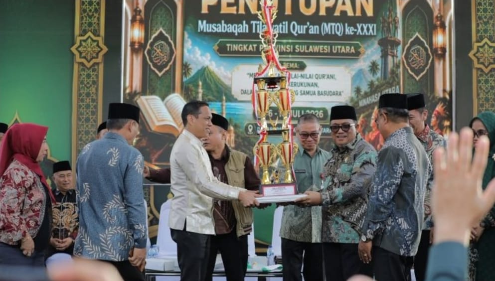 Kafilah Kotamobagu Juara Umum pada MTQ Sulawesi Utara